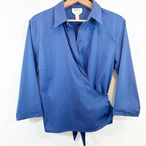 Talbots Blue Button Down Shirt